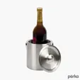 Perka® Quinton Double Wall Stainless Steel Ice Bucket, 1.3L — view 6