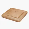 Lorenzi 4-Piece Bamboo Cheese Tray — view 5