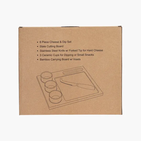 Masia 6-Piece Cheese Set with Bamboo Base — view 7