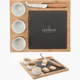 Masia 6-Piece Cheese Set with Bamboo Base — view 2
