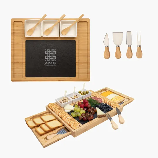 Somerset 12-Piece Bamboo Cheese Set