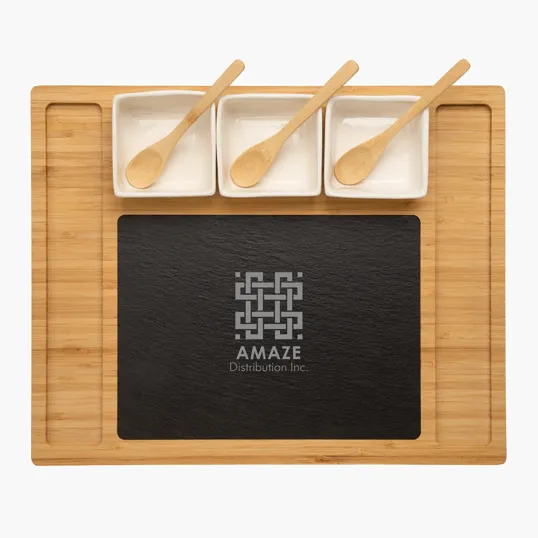 Somerset 12-Piece Bamboo Cheese Set — view 2