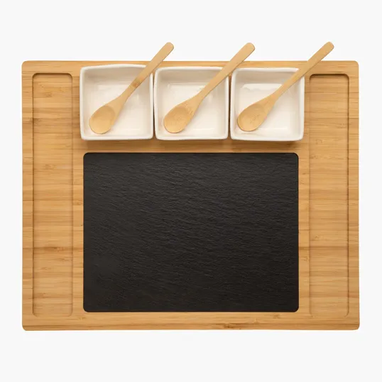 Somerset 12-Piece Bamboo Cheese Set — view 4