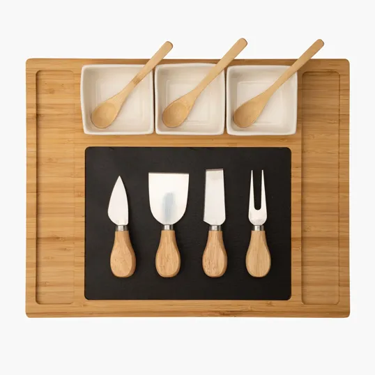 Somerset 12-Piece Bamboo Cheese Set — view 5