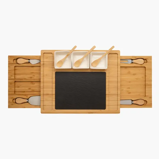 Somerset 12-Piece Bamboo Cheese Set — view 6