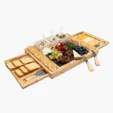 Somerset 12-Piece Bamboo Cheese Set — view 8