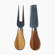 Carson 4-Piece Acacia Wood Cheese Set — view 4