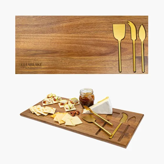 Wright 4-Piece Acacia Wood Serving Set