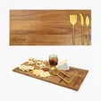 Wright 4-Piece Acacia Wood Serving Set