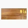 Wright 4-Piece Acacia Wood Serving Set — view 2