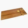 Wright 4-Piece Acacia Wood Serving Set — view 3