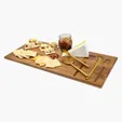 Wright 4-Piece Acacia Wood Serving Set — view 6
