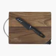 Gordon Acacia Wood Cutting Board & Knife Set — view 2
