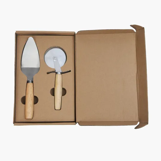 Napoletana 2-Piece Pizza Tool Set with Wood Handles — view 5