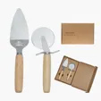 Napoletana 2-Piece Pizza Tool Set with Wood Handles