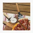 Napoletana 2-Piece Pizza Tool Set with Wood Handles — view 3