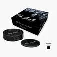 Domanda Leather 4 Coaster Set with Holder — view 2