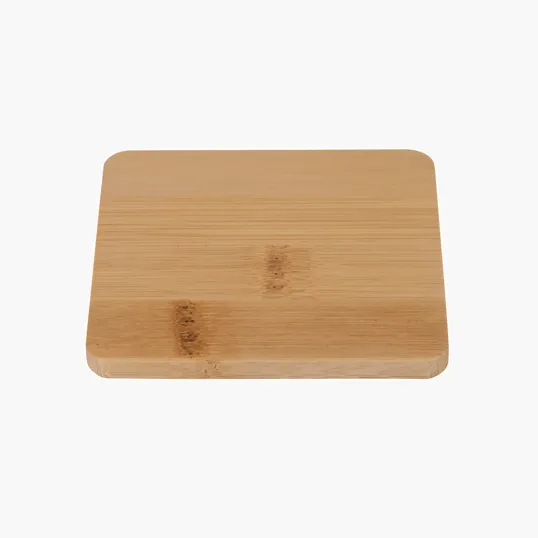 Brandon Single Bamboo Coaster, 3.5" Square — view 5
