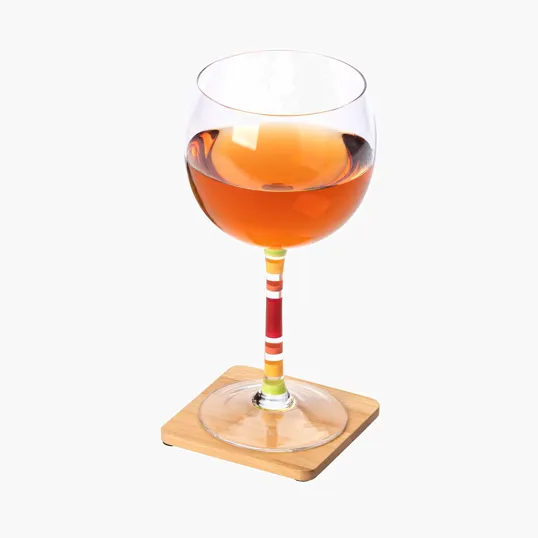 Brandon IV 4-Piece Bamboo Coaster Set — view 7