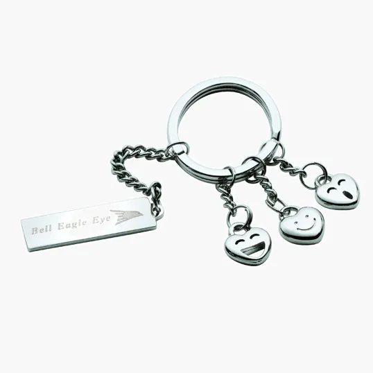 Theatre Smile Face Metal Keychain — view 4