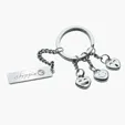 Theatre Smile Face Metal Keychain