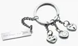 Theatre Smile Face Metal Keychain — view 2