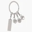 Theatre Smile Face Metal Keychain — view 3