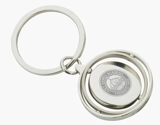 Laksana Metal Keyring with Spinning Gyro Rings — view 2