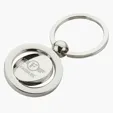 Biru Keyring with Spinning World Map