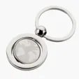 Biru Keyring with Spinning World Map — view 2