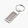 Doda Rectangular Aluminum Keyring