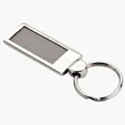Doda Rectangular Aluminum Keyring — view 4