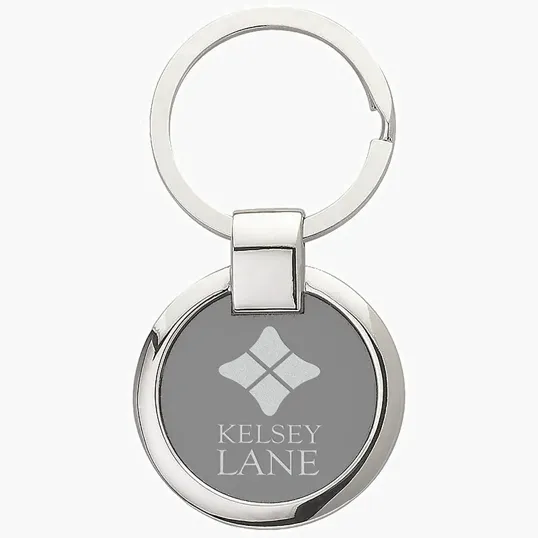 Elda Round Keyring with Split Ring — view 2
