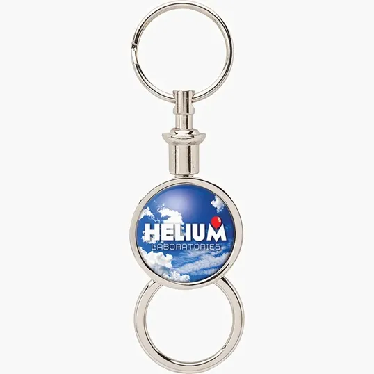Barriga Separating Keyring with Chrome Finish — view 5