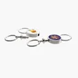 Barriga Separating Keyring with Chrome Finish — view 2