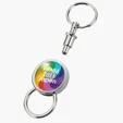 Barriga Separating Keyring with Chrome Finish — view 3