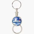 Barriga Separating Keyring with Chrome Finish — view 5