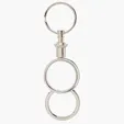 Barriga Separating Keyring with Chrome Finish — view 6