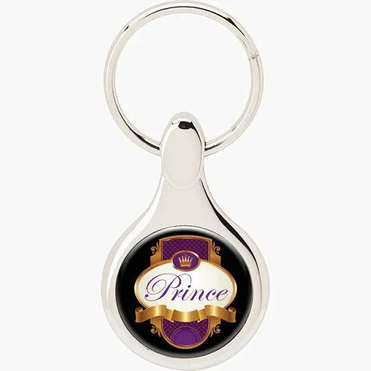 Apparier Round Keyring with Full Color Dome — view 5