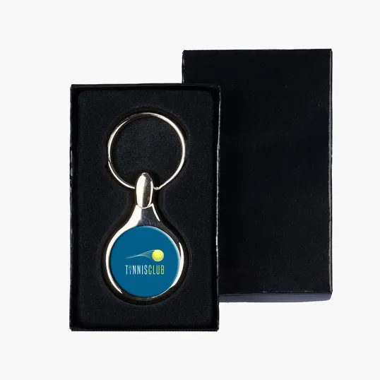 Round Metal Keyring — view 6