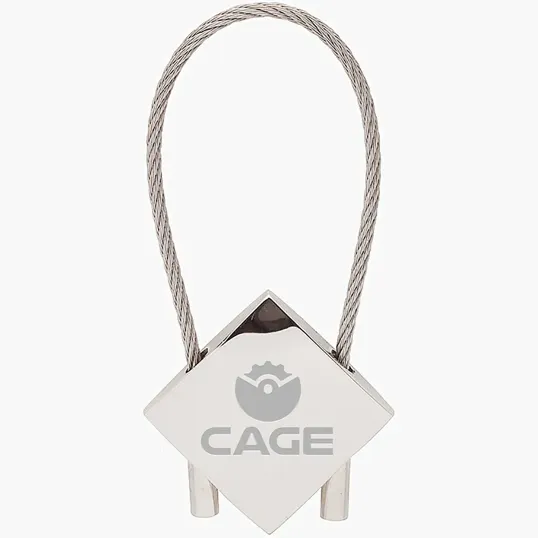 Perspective IV Chrome Keyring with Cable Wire — view 5
