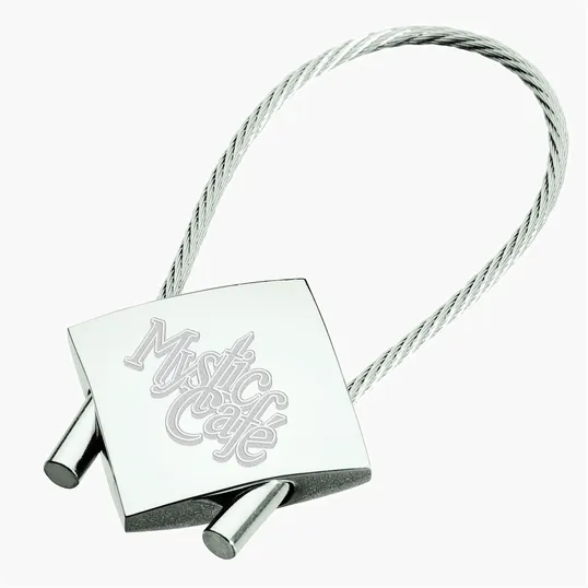 Perspective IV Chrome Keyring with Cable Wire — view 7