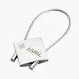 Perspective IV Chrome Keyring with Cable Wire