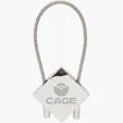 Perspective IV Chrome Keyring with Cable Wire — view 5