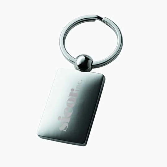 Perspective V Keyring, Chrome Finish — view 6
