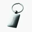 Perspective V Keyring, Chrome Finish — view 6