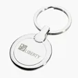 Perspective VI Chrome Keyring