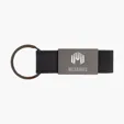 Boyd Aluminum & Leatherette Keyring — view 2