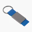 Boyd Aluminum & Leatherette Keyring — view 5