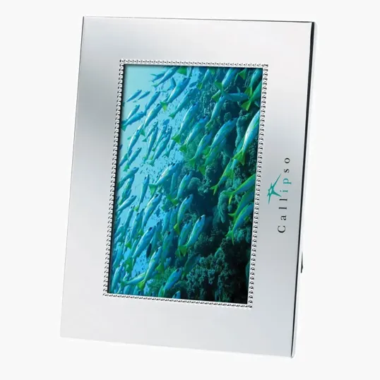 Thetis 4" x 6" Photo Frame, Shiny Nickel Plated — view 2